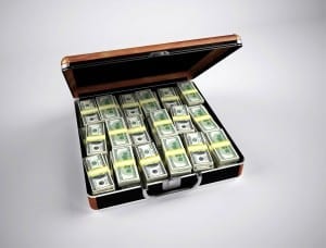 Money in the briefcase