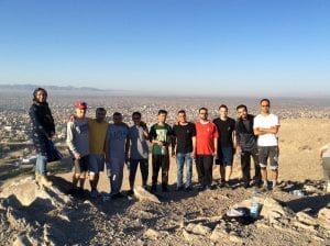 Hiking in Herat, Afghanistan with ILD Team. Jamshid Sultanzada, Rafi Rafat, Wahid Naqshbandi, Somaya Sarwarzade, Khalil Rohani, Ross Paterson